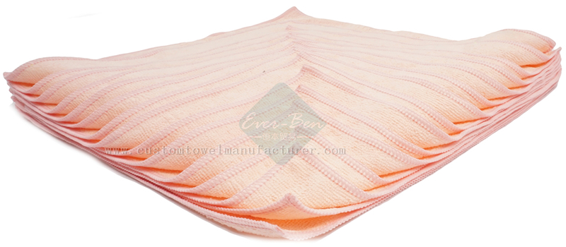 China Bulk Wholesale kitchen wipe cloth Supplier Custom ribbed towels Factory